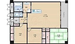 松寿庵 3LDKの間取図画像