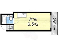 MKマンション ワンルームの間取図画像