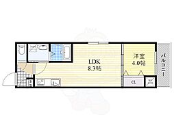 Faseciachart 1LDKの間取図画像