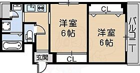 KT13  ｜ 兵庫県尼崎市東難波町５丁目（賃貸マンション2K・2階・37.80㎡） その2