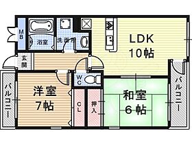 ルネッサンス2  ｜ 兵庫県尼崎市西立花町２丁目（賃貸マンション2LDK・1階・53.30㎡） その2