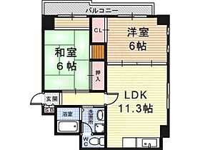 Y’sコート蘭びっく  ｜ 兵庫県尼崎市浜田町５丁目（賃貸マンション2LDK・4階・55.00㎡） その2