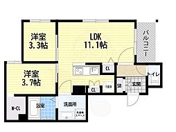 REGALEST武庫川7 2階/-