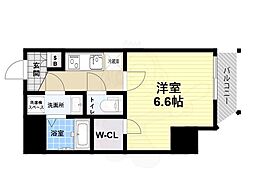 ファーストフィオーレ尼崎西 1Kの間取図画像