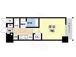 ファーストフィオーレ尼崎グランウエスト 1Kの間取図画像