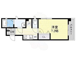 BEARS1 1Kの間取図画像