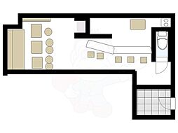 レインボープラザ志ビル21の間取図画像