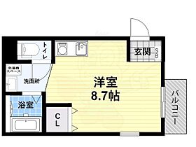 Camellia  ｜ 兵庫県尼崎市七松町３丁目（賃貸アパート1R・3階・23.62㎡） その2