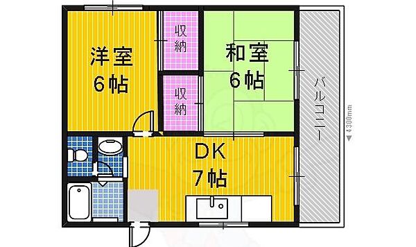 大阪府堺市堺区出島海岸通１丁(賃貸マンション2DK・1階・40.00㎡)の写真 その2