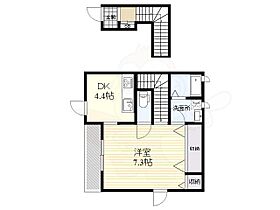 ダブルハピネス賑町  ｜ 大阪府堺市堺区賑町２丁（賃貸アパート1DK・2階・36.45㎡） その2