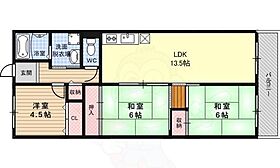 フロレアールコトブキ鳳 203 ｜ 大阪府堺市西区鳳中町８丁（賃貸マンション3LDK・2階・70.00㎡） その2