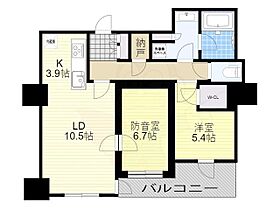 シエリアタワーなんば 1203 ｜ 大阪府大阪市中央区高津３丁目（賃貸マンション2LDK・12階・64.95㎡） その2