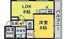 大阪府堺市堺区中之町西１丁（賃貸マンション1LDK・4階・34.00㎡） その2