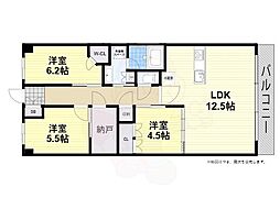 間取図画像 3LDK