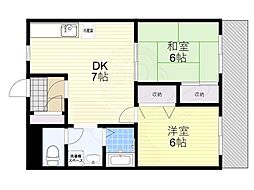 ベルメゾン御陵2 3階/-