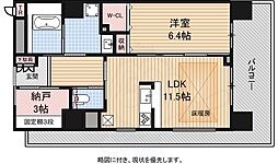 マスターズマンションひまわり 1SLDKの間取図画像