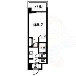 GLUCKMAISONS-SAKAIXVI 1Kの間取図画像
