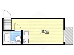 富岡ビル ワンルームの間取図画像