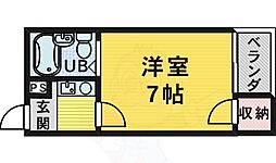 サングレール南旅篭 1Kの間取図画像