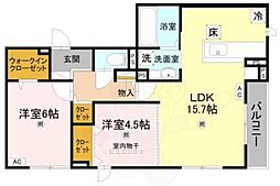 loup・de・mer 2LDKの間取図画像