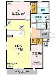 loup・de・mer 2LDKの間取図画像
