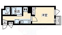 シティメゾンフェニックスパート8 1Kの間取図画像