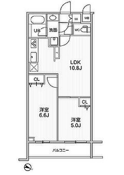 ＬＩＭＥ　ＲＥＳＩＤＥＮＣＥ　ＨＩＫＩＦＵＮＥ（ライムレジデ 118｜東京都墨田区東向島１丁目(賃貸マンション2LDK・1階・48.02㎡)の写真 その2