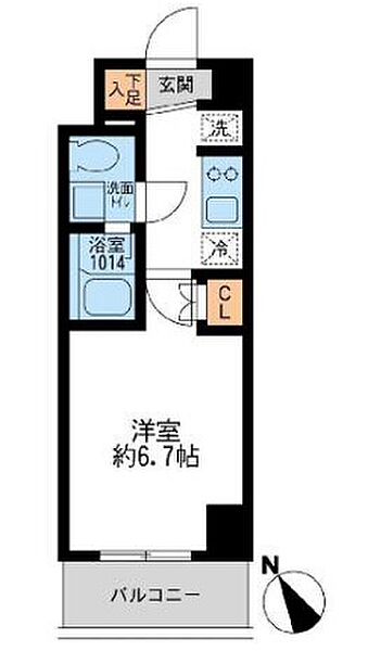 アーデン門前仲町 503｜東京都江東区古石場２丁目(賃貸マンション1K・5階・21.48㎡)の写真 その2