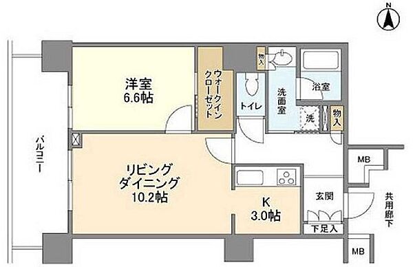 豊洲シエルタワー（TOYOSU CIEL TOWER） 2702｜東京都江東区豊洲５丁目(賃貸マンション1LDK・27階・54.14㎡)の写真 その2