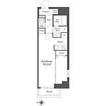 ルクレ両国 601 ｜ 東京都墨田区両国４丁目1-10（賃貸マンション1LDK・6階・34.85㎡） その2