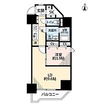 プレール・ドゥーク両国IV 1106 ｜ 東京都墨田区緑１丁目24-3（賃貸マンション1LDK・11階・40.57㎡） その2