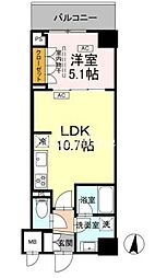 江東区枝川3丁目マンション 1LDKの間取図画像