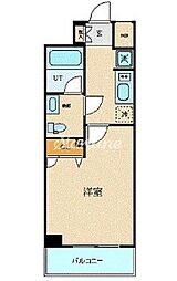 プレール・ドゥーク東京CANAL 1Kの間取図画像