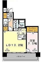 ロイヤルパークス豊洲 1LDKの間取図画像