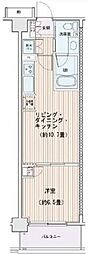 エスティメゾン豊洲レジデンスE棟 1LDKの間取図画像