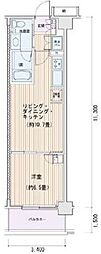 エスティメゾン豊洲レジデンスE棟 1LDKの間取図画像