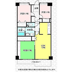 間取図画像 3LDK