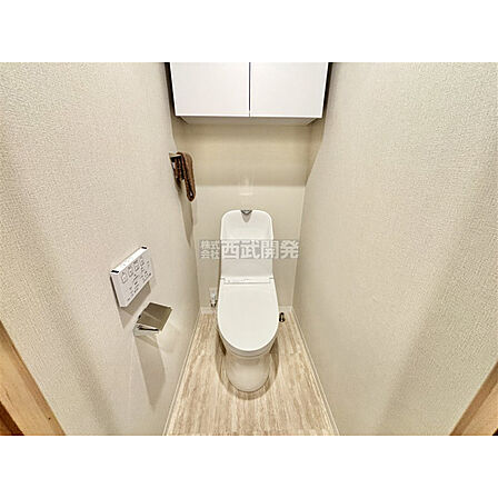 いつも綺麗に清潔に。洗浄機能付きトイレです。