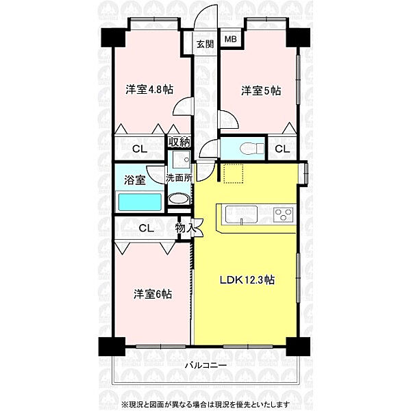 間取りを拡大表示