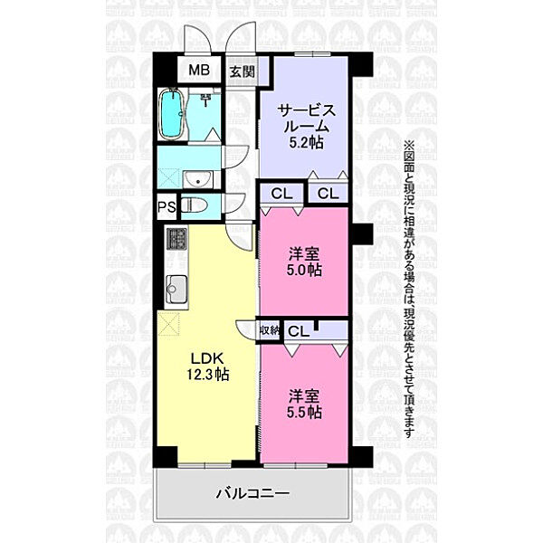 間取りを拡大表示