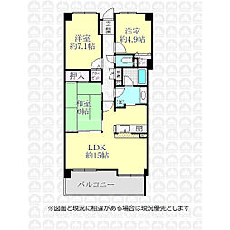 間取図画像 3LDK