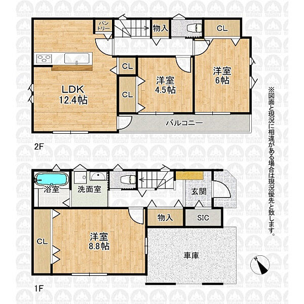 間取りを拡大表示