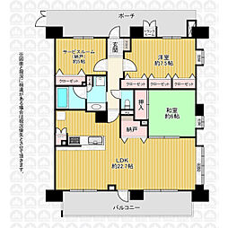 レーベンハイム川越ルミアージュ 2SLDKの間取図画像