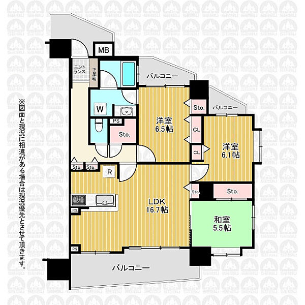 間取りを拡大表示