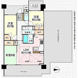プラウド大宮日進 3LDKの間取図画像