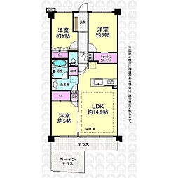 間取図画像 3LDK