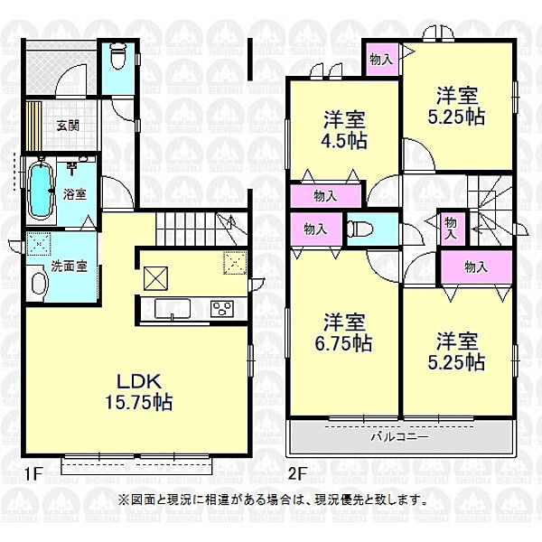 間取りを拡大表示
