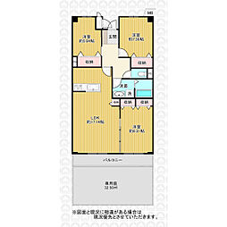 東武みよしみずほ台サンライトマンション西の街E棟 3LDKの間取図画像