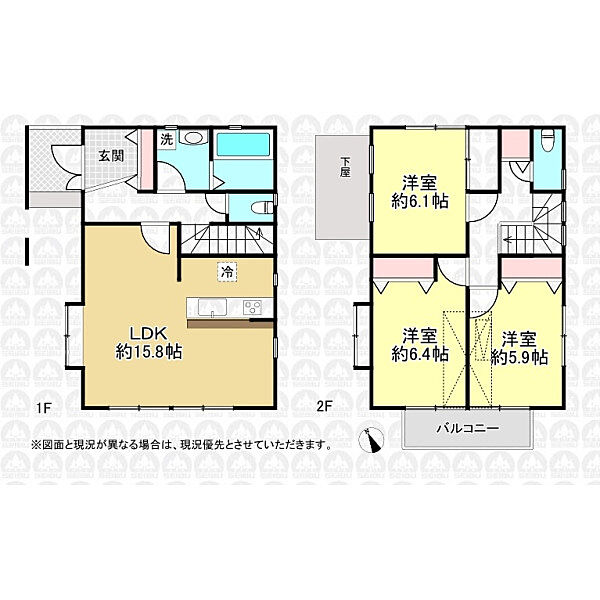 間取りを拡大表示