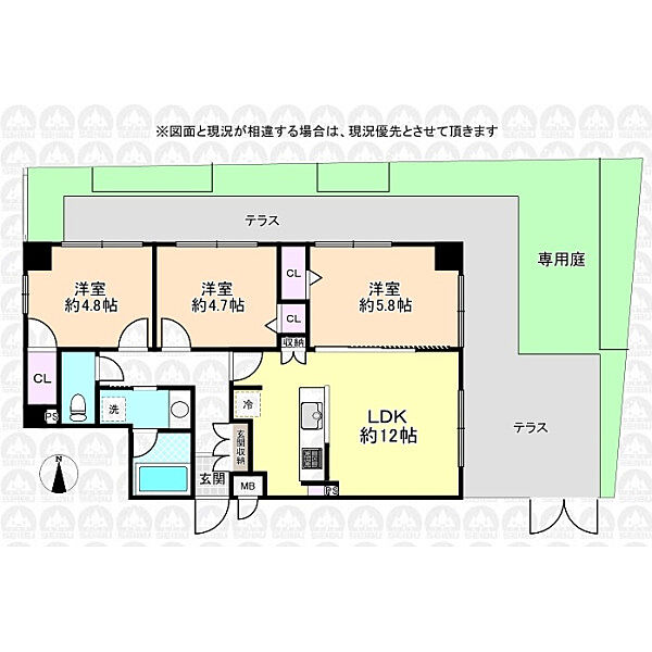 間取りを拡大表示